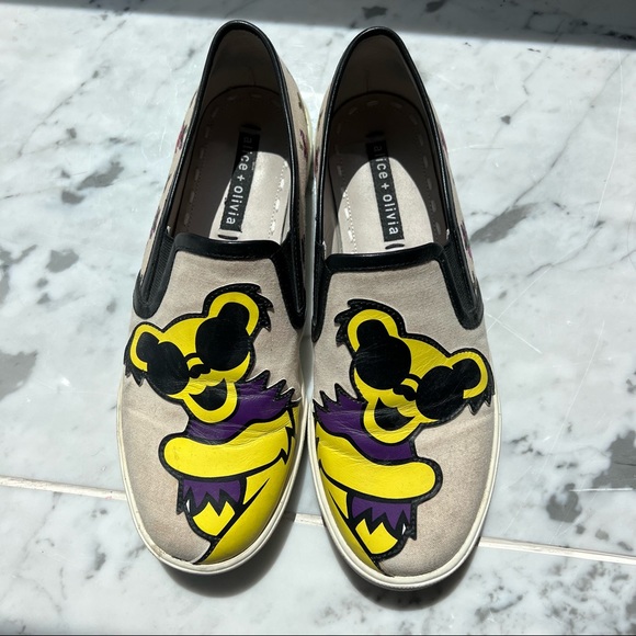 Alice + Olivia Shoes - ALICE + OLIVIA Grateful Dead Slip On Shows size 37
